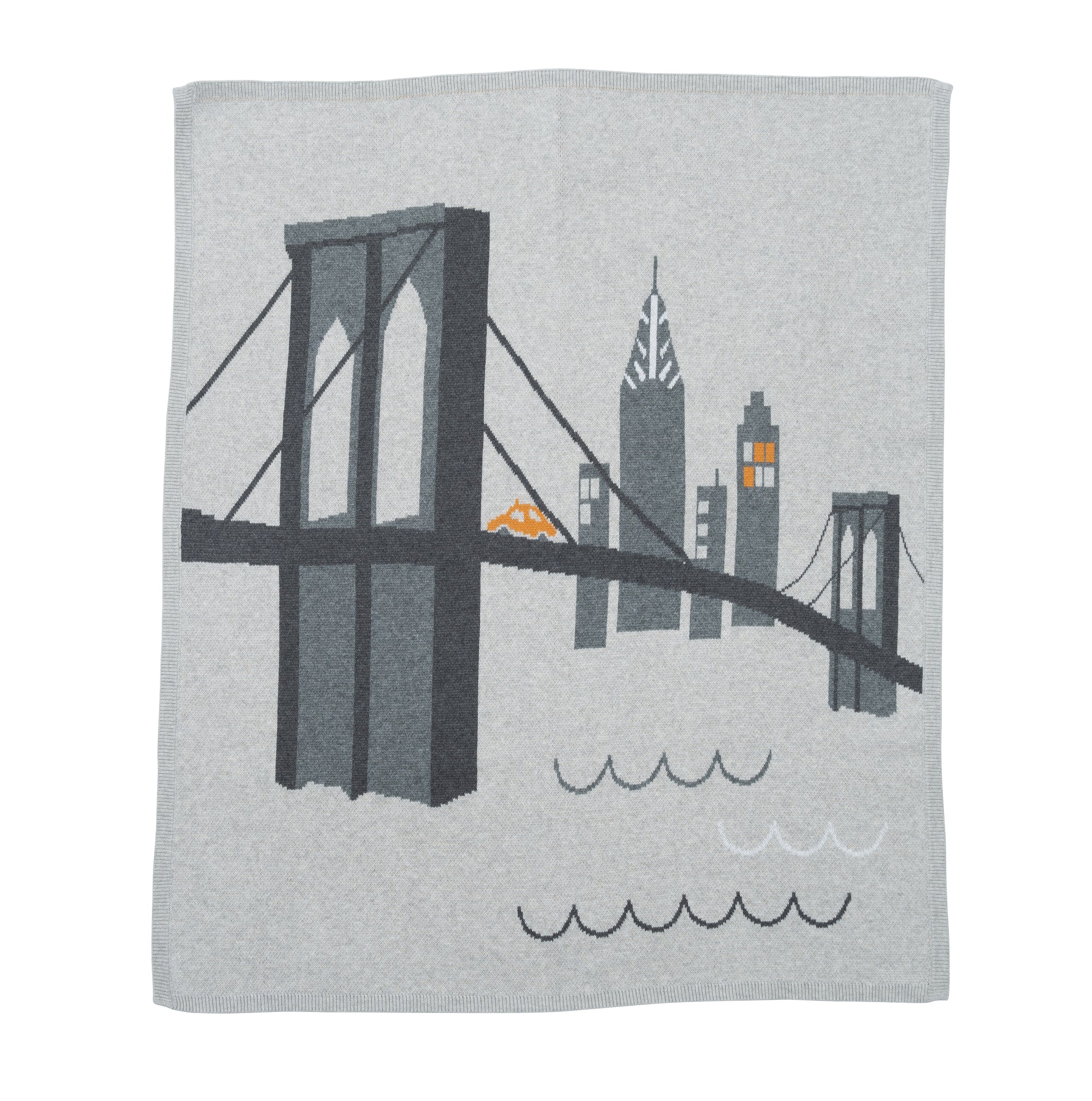 One of our favorite New York icons, the Brooklyn Bride gray stroller size blanket perfect for a traveling family by Lucky Jade Kids. brooklyn bridge blanket new york baby gear neutral grey baby blanket #luckyjadeinc #celebrationdress #holidaydress #babycoverall #kidjoggers #partydress #babyonesie #animalcoveral #chirstmasdress #littlegirloutfits #littlegirlstyle #toddlerstyle #toddleroutfits #kidsclothing #kidclothingcompany #kidboutique #babyboutique