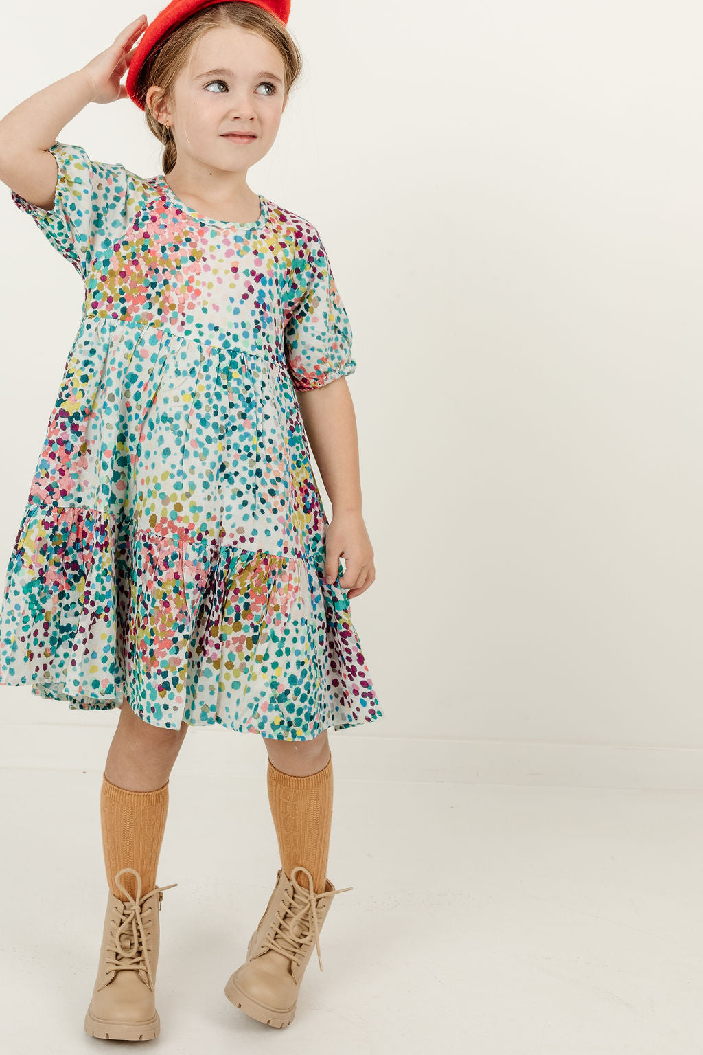 Speckle Dot Celebration Dress