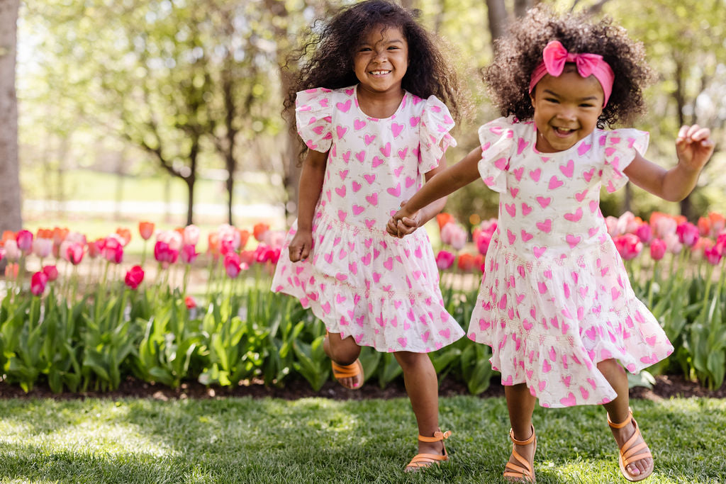 The Twirl Dress--Hearts